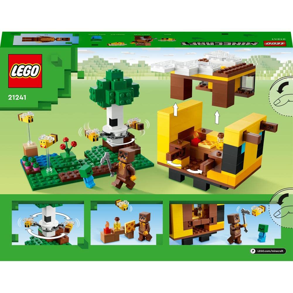 LEGO Minecraft The Bee Cottage Building Kit for Ages 8+