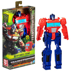 Transformers Rise of The Beasts Movie 11 Inch Titan Changer Optimus Prime Converting Action Figure for Ages 6 Years and Up