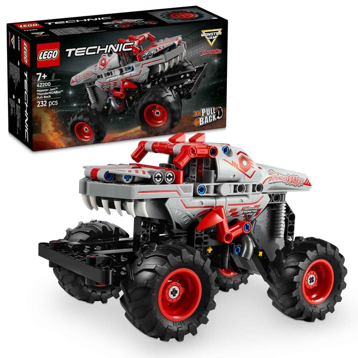 LEGO Technic Monster Jam ThunderROARus Pull-Back Truck Building Kit For Ages 7+