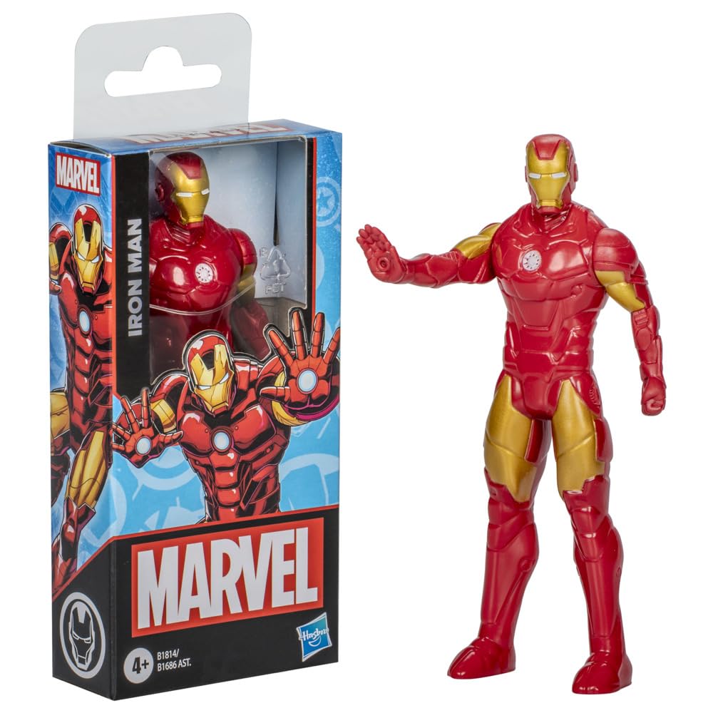 Marvel Iron Man Action Figure, 6-Inch, Super Hero Toys and Figures for Kids Ages 4+