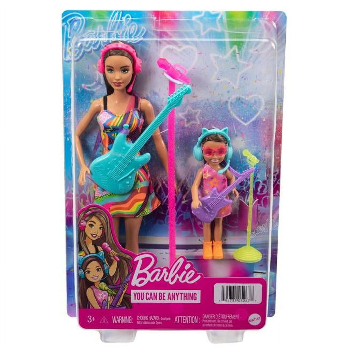 Barbie Sisters Pop Star Doll For Kids Ages 3 Years And Up