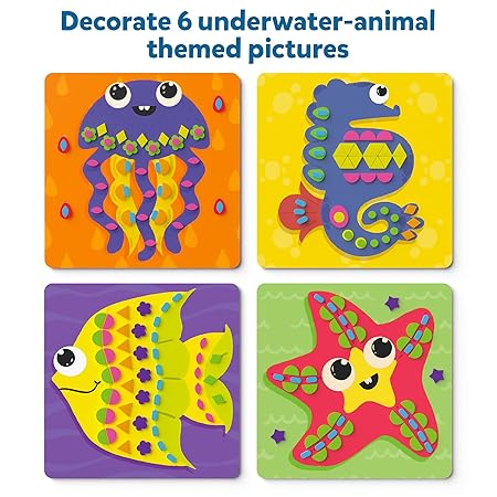 Fun with Foam: Amazing Animals | No Mess Sticker Art (ages 3-7)