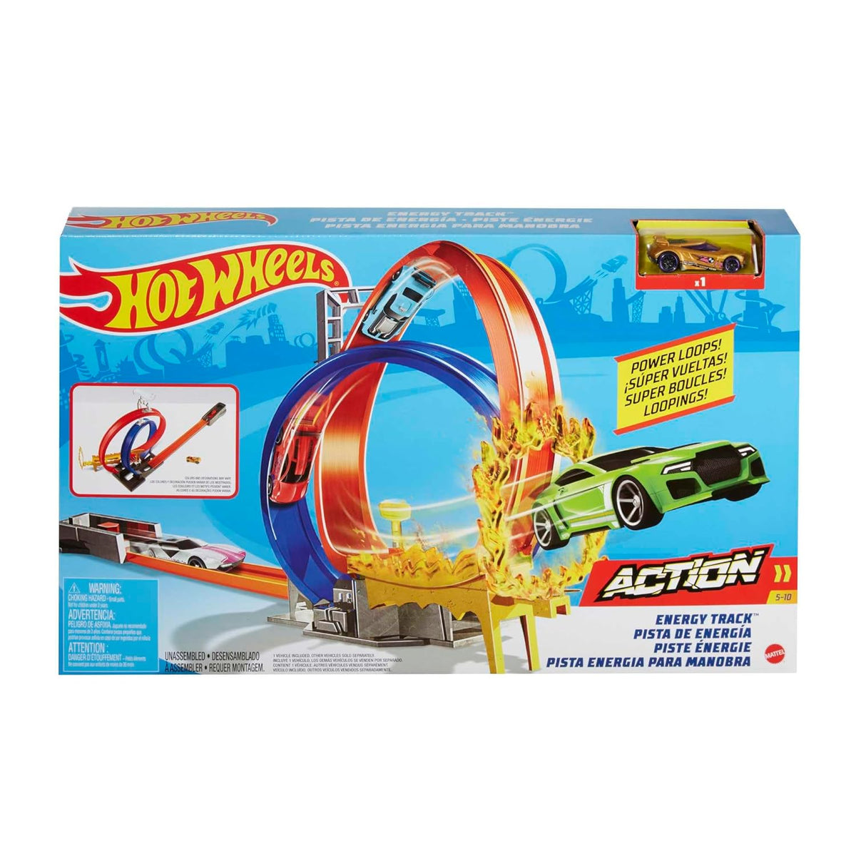 Hot Wheels Energy Track Set For Kids Ages 5 and Up