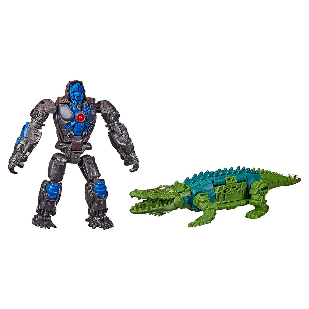 Transformers Rise of The Beasts Movie 5 Inch Beast Alliance Beast Combiners 2-Pack Optimus Primal & Skullcruncher Action Figure for Ages 6 Years and Up