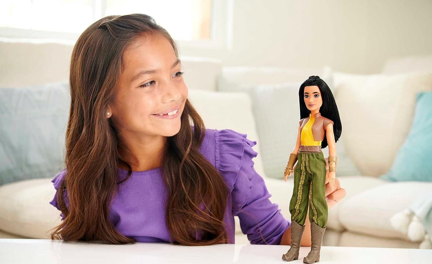 Buy Disney Princess Raya Posable Fashion Doll with Sparkling