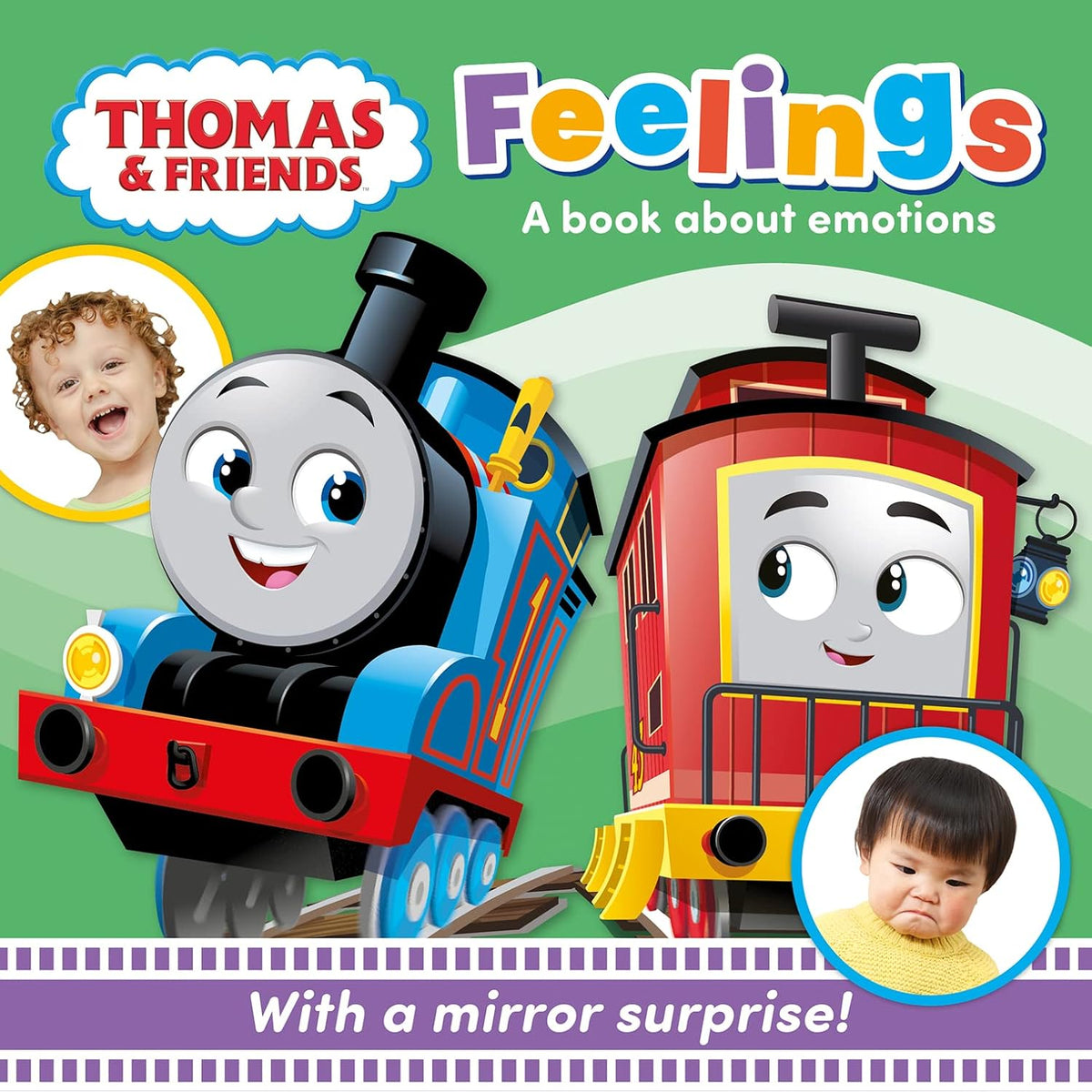 Thomas & Friends: Feelings A Mirror Book About Emotions Board Book for Ages 18 months Above