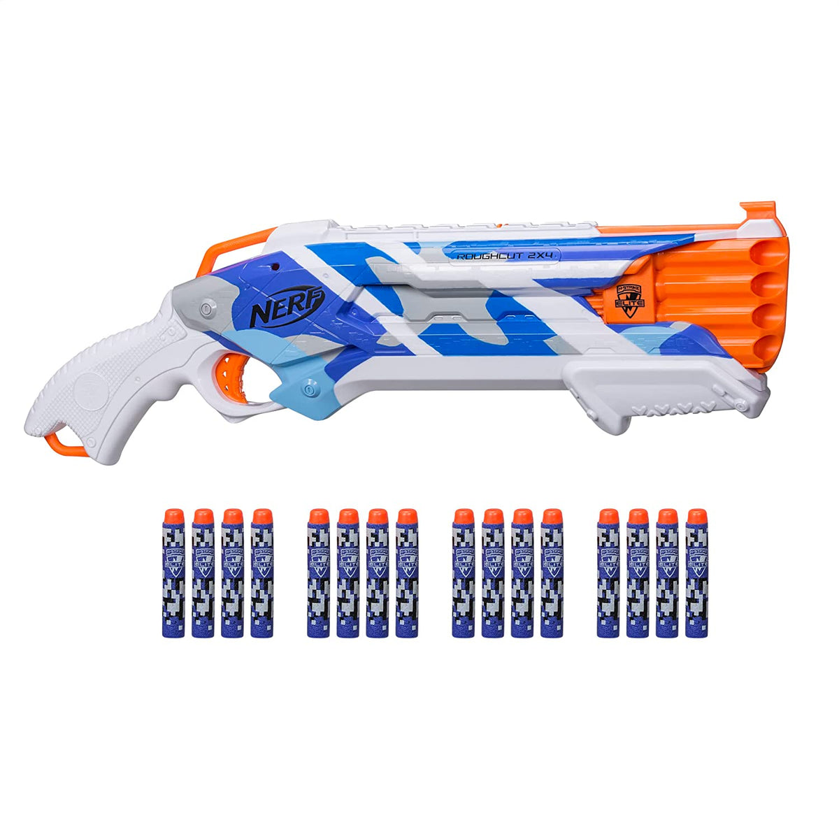 Nerf N-Strike Elite BattleCamo Series Rough Cut 2x4 for Kids Ages 8 and up