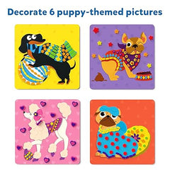 Skillmatics Art Activity - Fun With Foam Puppies, No Mess Sticker Art For Kids,