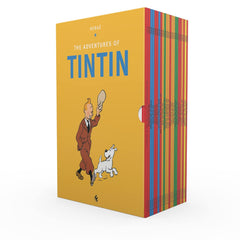 Tintin Paperback Boxed Set of 23 titles for ages 7+