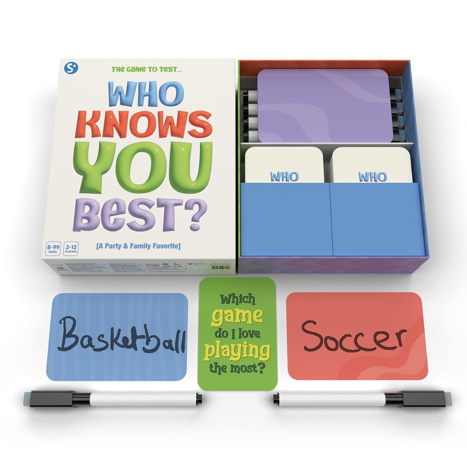 Skillmatics Card Game - Who Knows You Best, Family Party Game for ages 8+