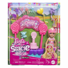 Barbie Chelsea Doll & Lollipop Stand Playset with Accessories, 10-Piece Toy Set from and Stacie to The Rescue movie for Kids Ages 3+