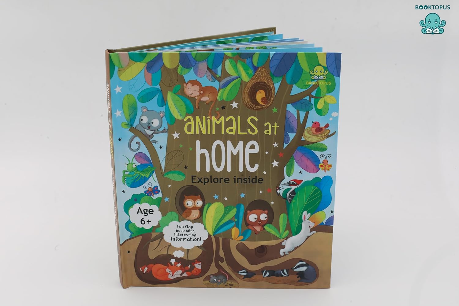 Booktopus Lift-the-Flap Learning Book - Animals and Their Habitat Knowledge Book for Kids - Interactive Learning Books 6+