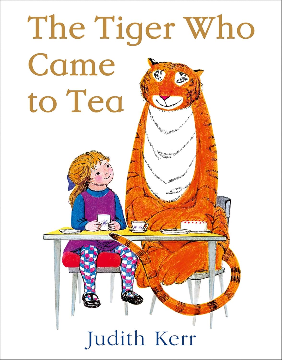 Judith Kerr The Tiger Who Came To Tea Story Book for ages 3+