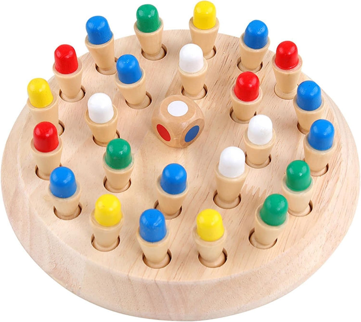 Simarr Wooden Memory Chess For Kids 5 Years and Up