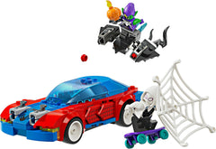 LEGO Marvel Spider-Man Race Car & Venom Green Goblin Building Kit For Ages 7+