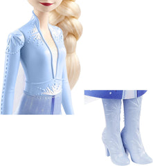 Disney Frozen 2023 Elsa Posable Fashion Doll with Signature Clothing and Accessories Inspired Frozen 2 Movie for Ages 3+ (HLW48)