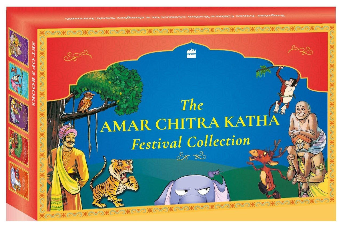 Amar Chitra Katha The Amar Chitra Katha Festival Collection Story books set of 5 for ages 7+