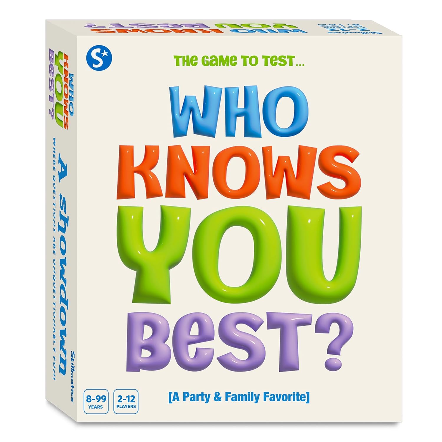 Skillmatics Card Game - Who Knows You Best, Family Party Game for ages 8+