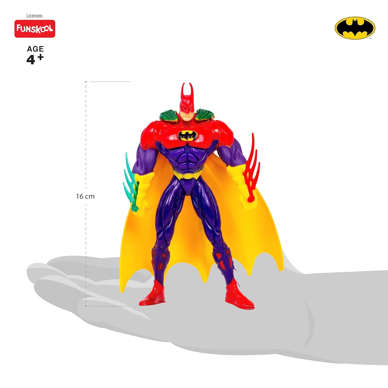 Funskool Assault Gauntlet Batman Action Figurine for Ages 4+ (Card & Design May Vary)