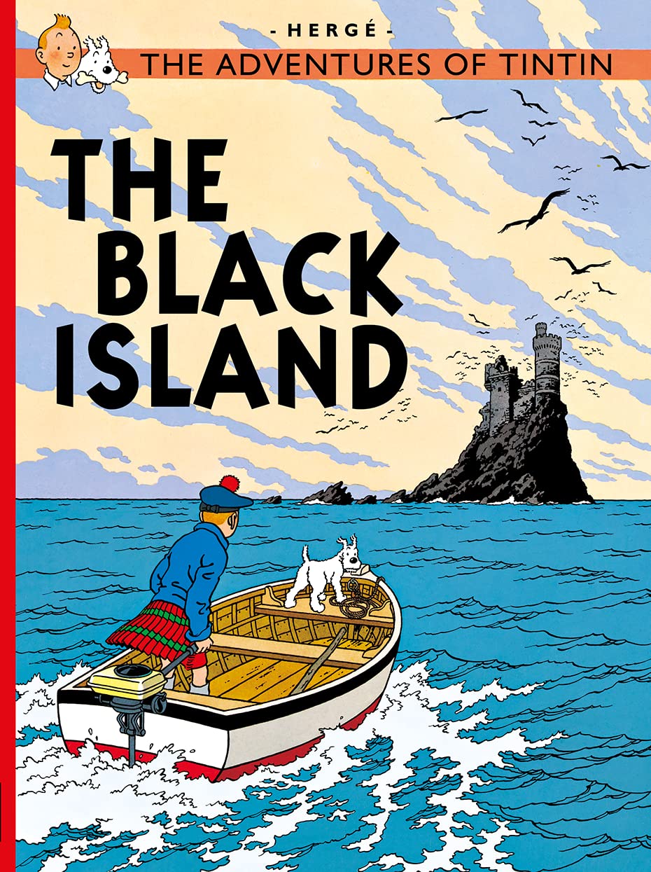 Tintin The Black Island Story Book for ages 7+