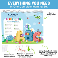 Clapjoy Velcro Book Level 2 For Kids Upto 4 Years