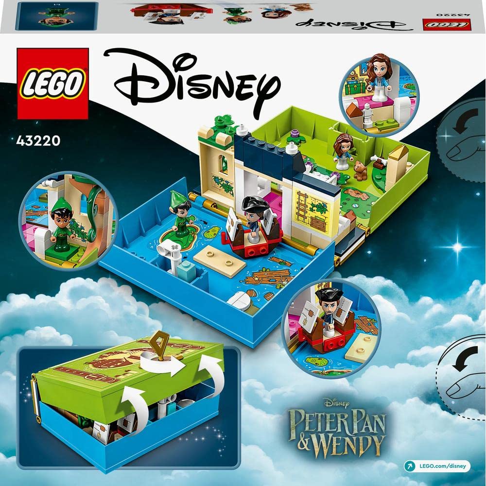 LEGO Disney Peter Pan & Wendy’s Storybook Adventure Building Kit For Ages 5+