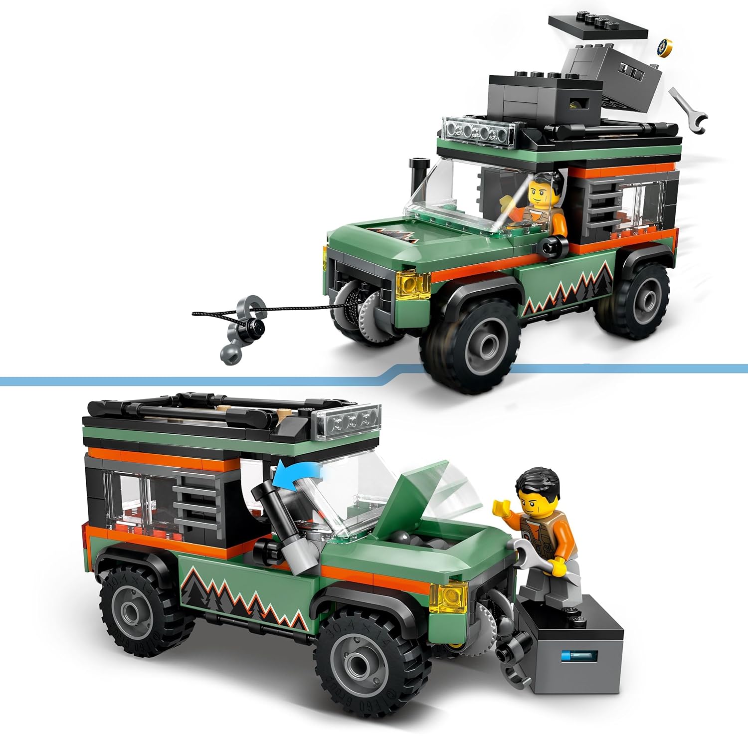 LEGO City Off-Road 4x4 Mountain Truck Adventure Building Kit For Ages 6+