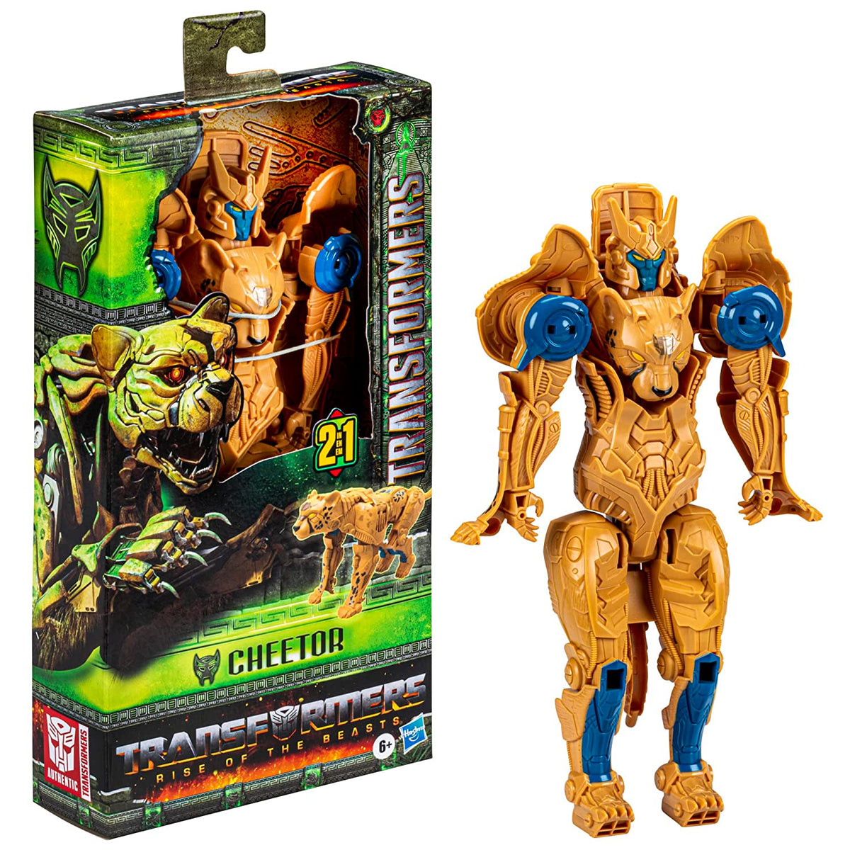 Transformers Rise of The Beasts Movie 11 Inch Titan Changer Cheetor Converting Action Figure for Ages 6 Years and Up