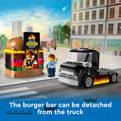 LEGO City Burger Truck Building Kit For Ages 5+