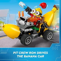 LEGO Despicable Me 4 Minions and Banana Car Toy Set for Ages 6+