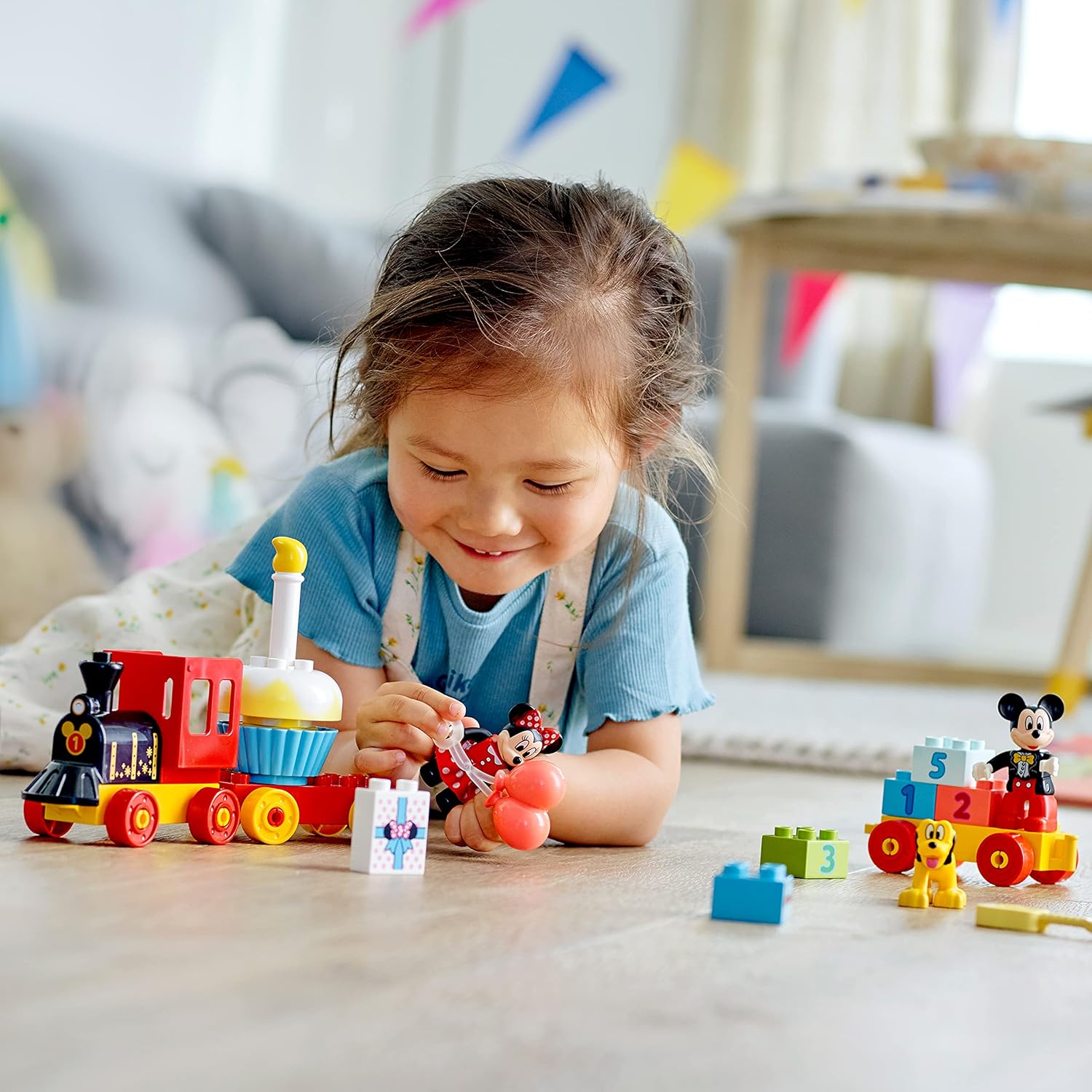 LEGO DUPLO Disney Mickey & Minnie Birthday Train Building Kit For Ages 2+