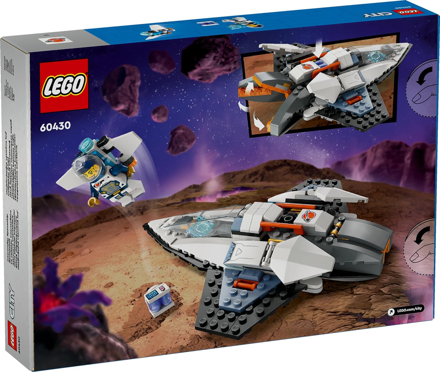 LEGO City Space Interstellar Spaceship Building Kit for Ages 6+