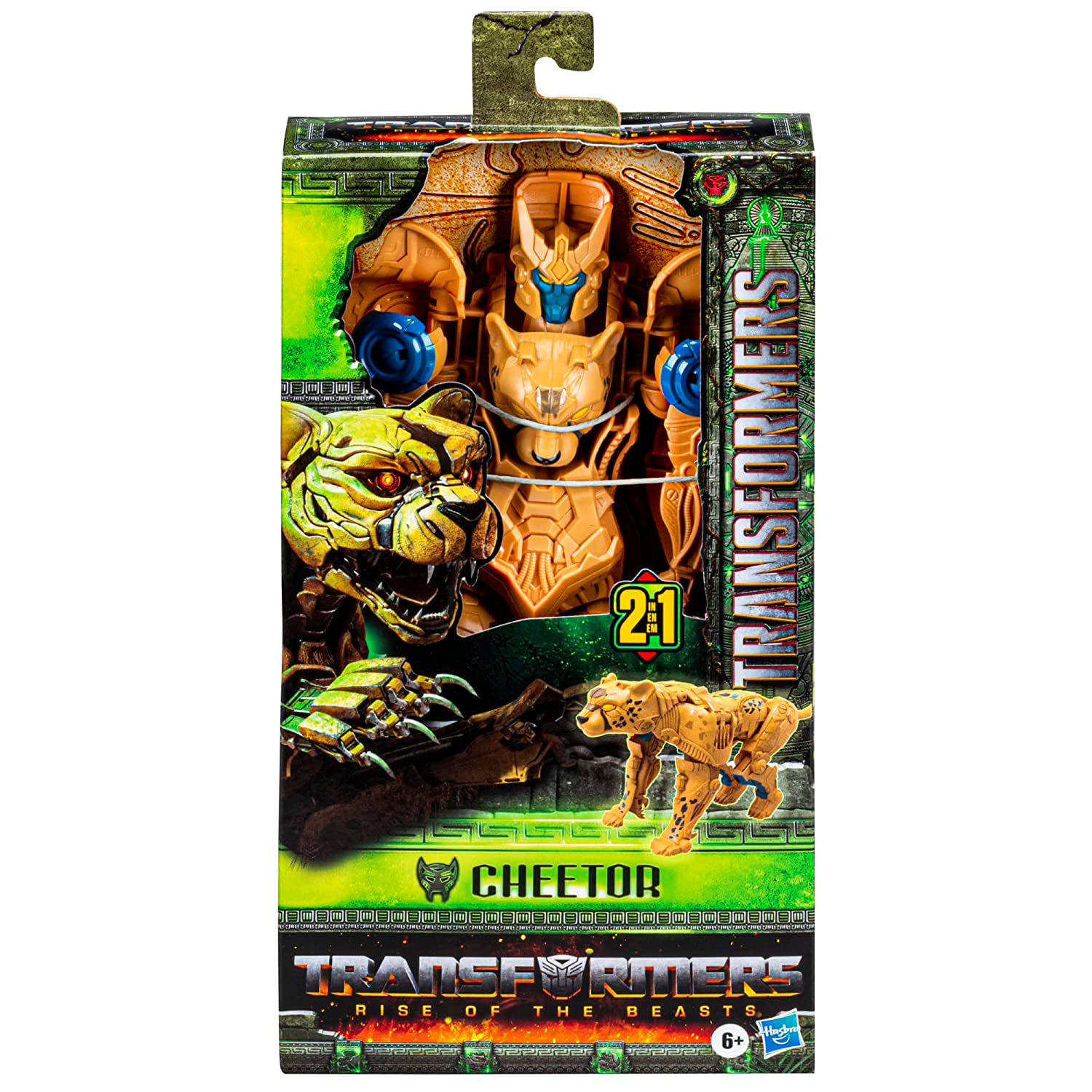 Transformers Rise of The Beasts Movie 11 Inch Titan Changer Cheetor Converting Action Figure for Ages 6 Years and Up