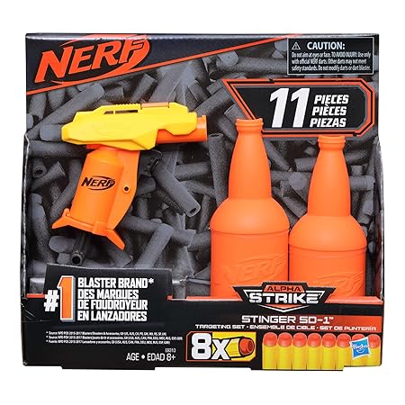 Nerf Alpha Strike Set Stinger Sd-1 Toy Blaster with Targeting Set For Ages 8+