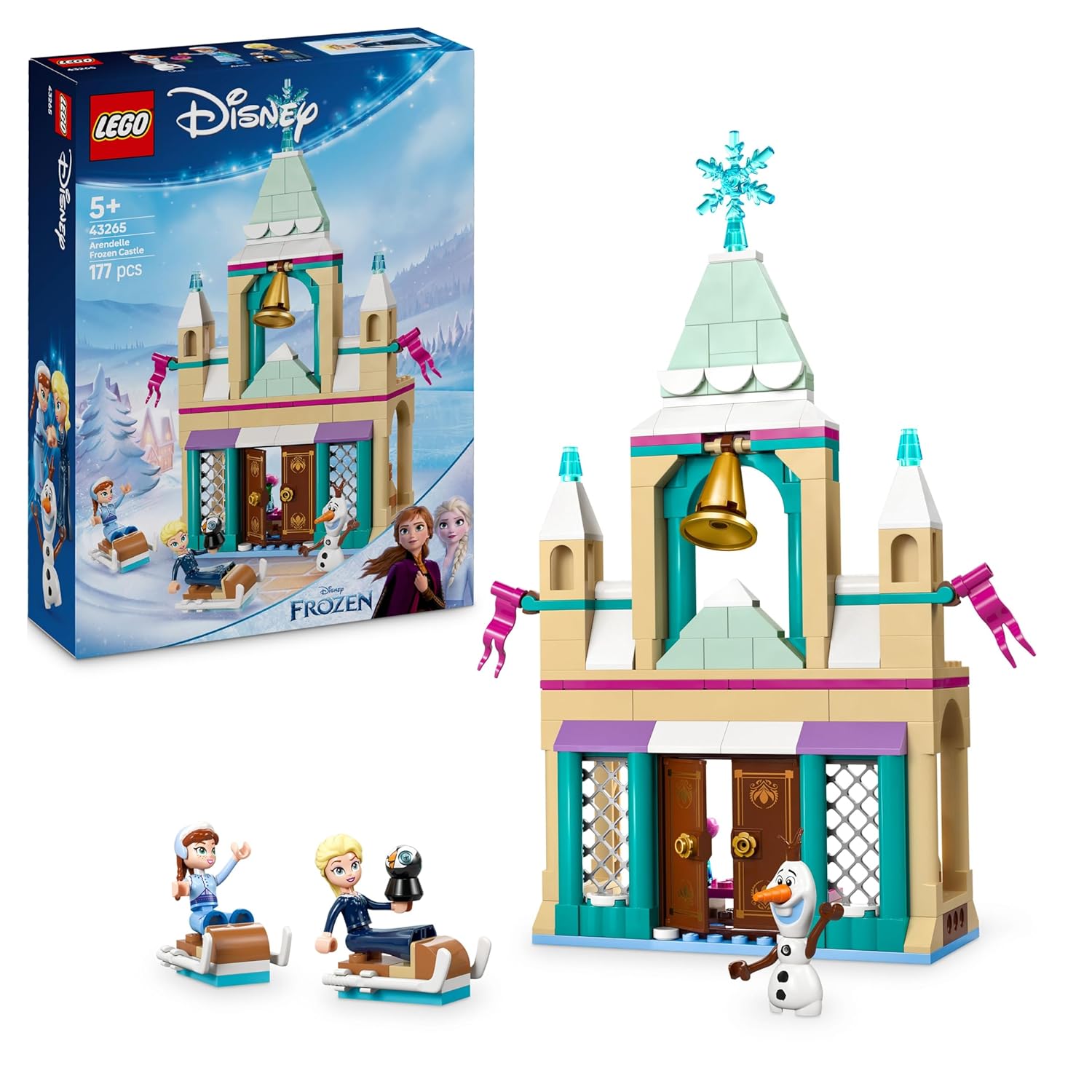 LEGO Disney Frozen Arendelle Frozen Castle Building Kit For Ages 5+