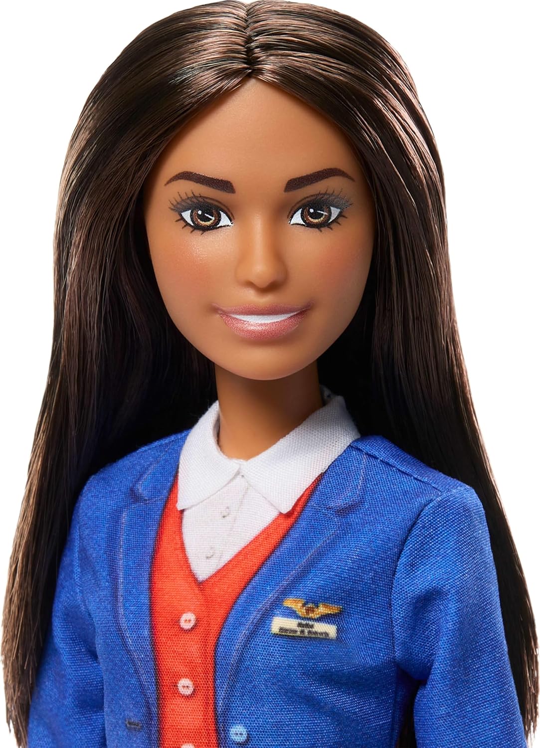 Barbie Flight Attendant Brunette Fashion Doll For Kids Ages 3 Years And Up