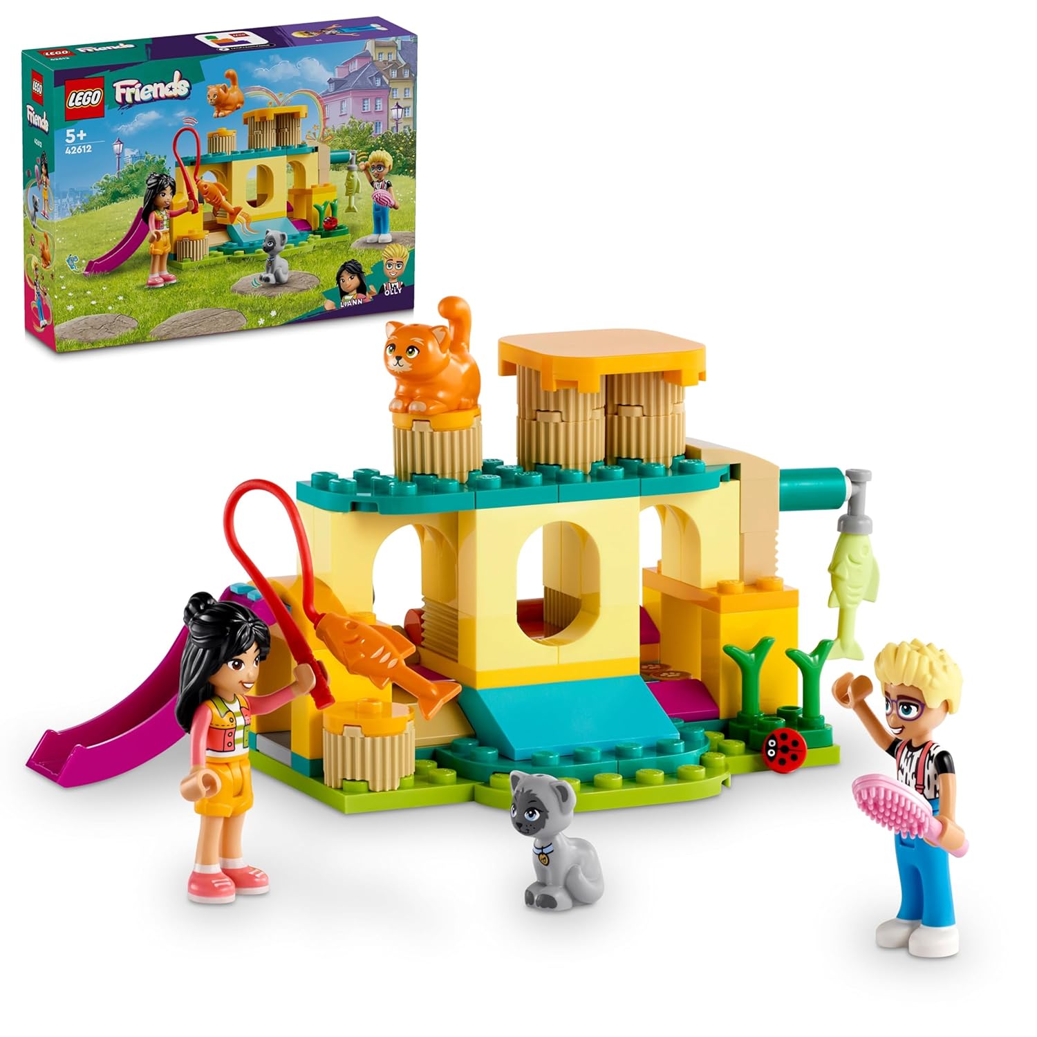 LEGO Friends Cat Playground Adventure Building Kit For Ages 5+