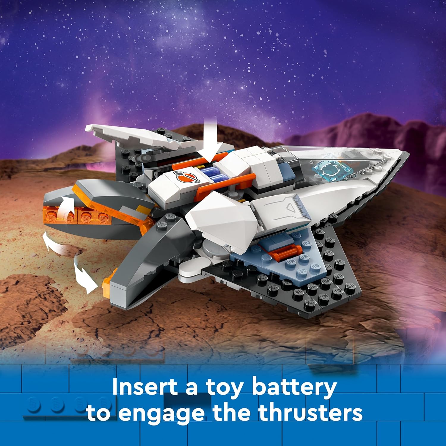 LEGO City Space Interstellar Spaceship Building Kit for Ages 6+