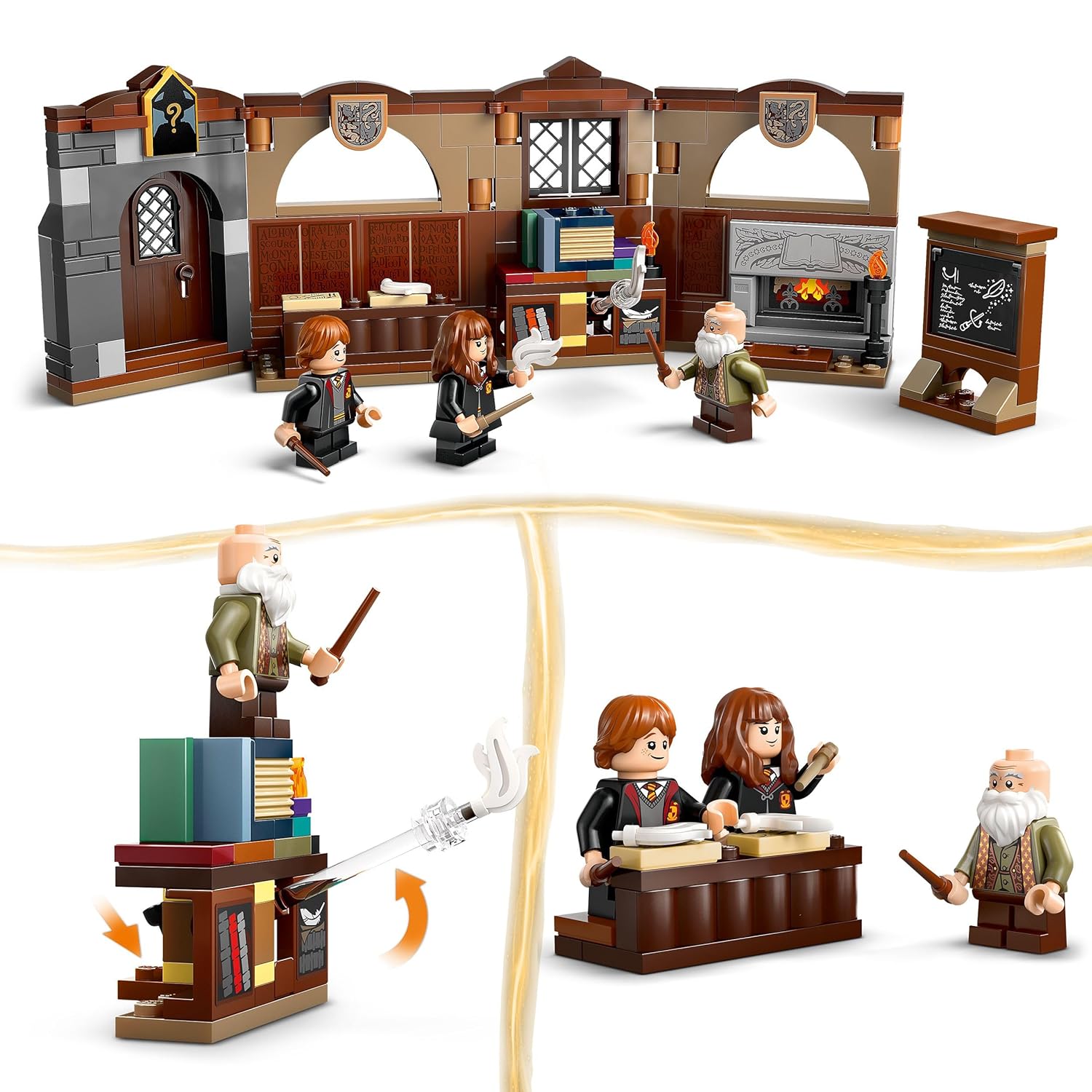 LEGO Harry Potter Hogwarts Castle Charms Class Building Kit For Ages 8+