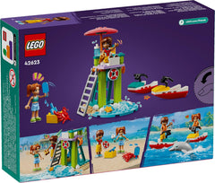 LEGO Friends Beach Water Scooter Lifeguard Toy Playset Kit for Ages 5+