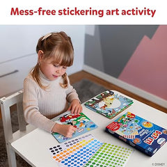 Skillmatics Paper Art Activity- Dot It Disney Edition, No Mess Sticker Art for Kids