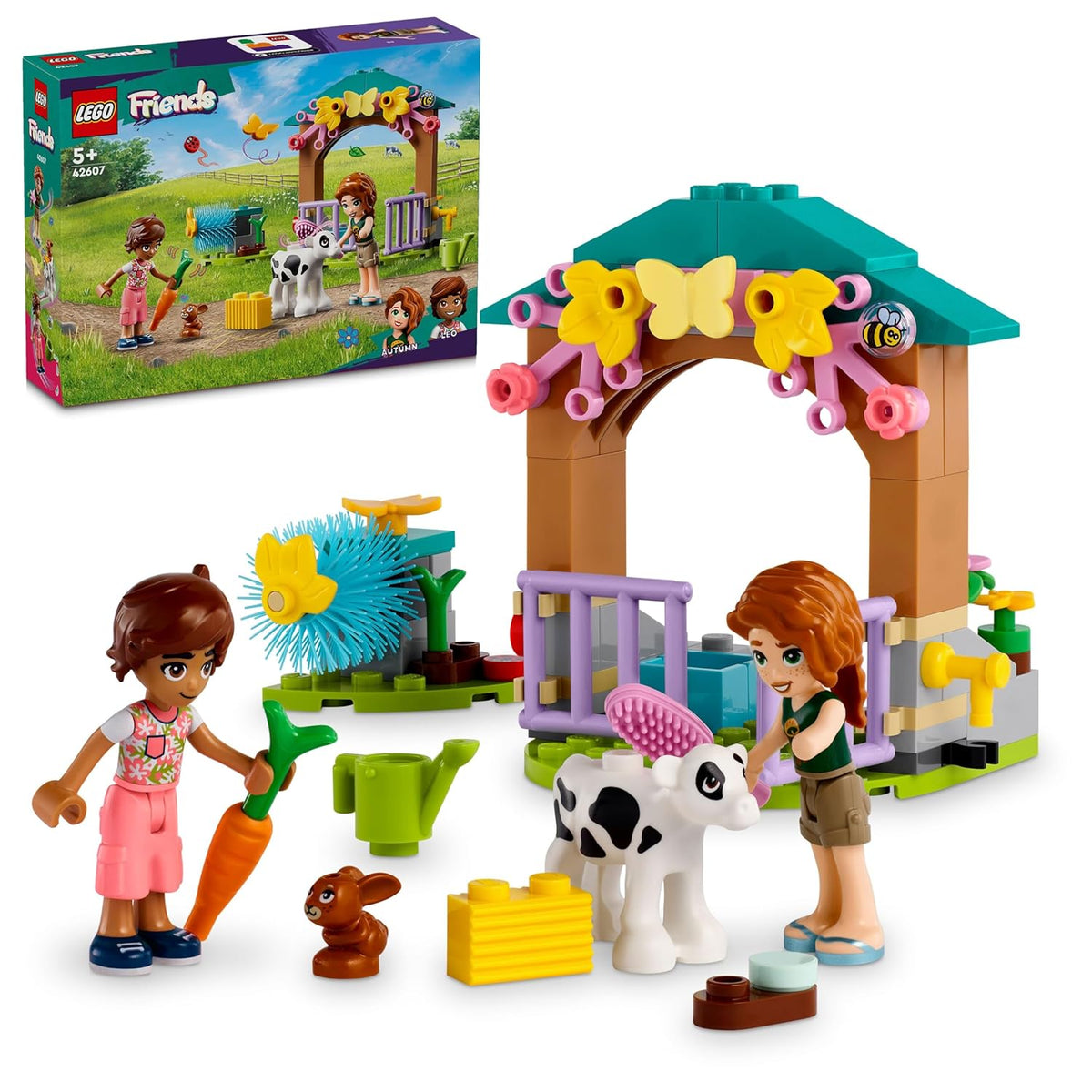 LEGO Friends Autumn’s Baby Cow Shed Building Kit for Ages 5+