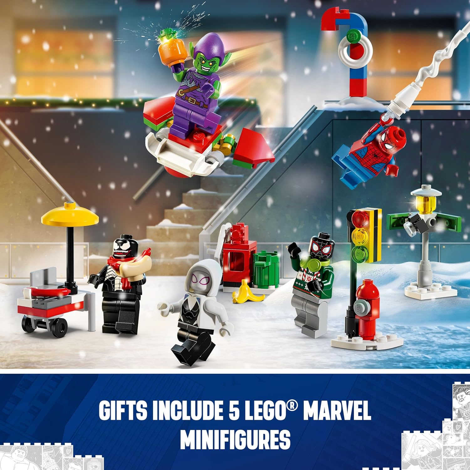 LEGO Marvel Spider-Man 2024 Advent Calendar Building Kit For Ages 7+