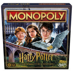 Monopoly Harry Potter Edition Board Game | A Magical Adventure at Hogwarts | Ages 8