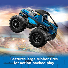 LEGO City Blue Monster Truck Off-Road Toy Set Building Kit for Ages 5+