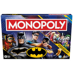 Monopoly Batman Edition Board Game | Monopoly Game for Batman Fans | Ages 8 and Up