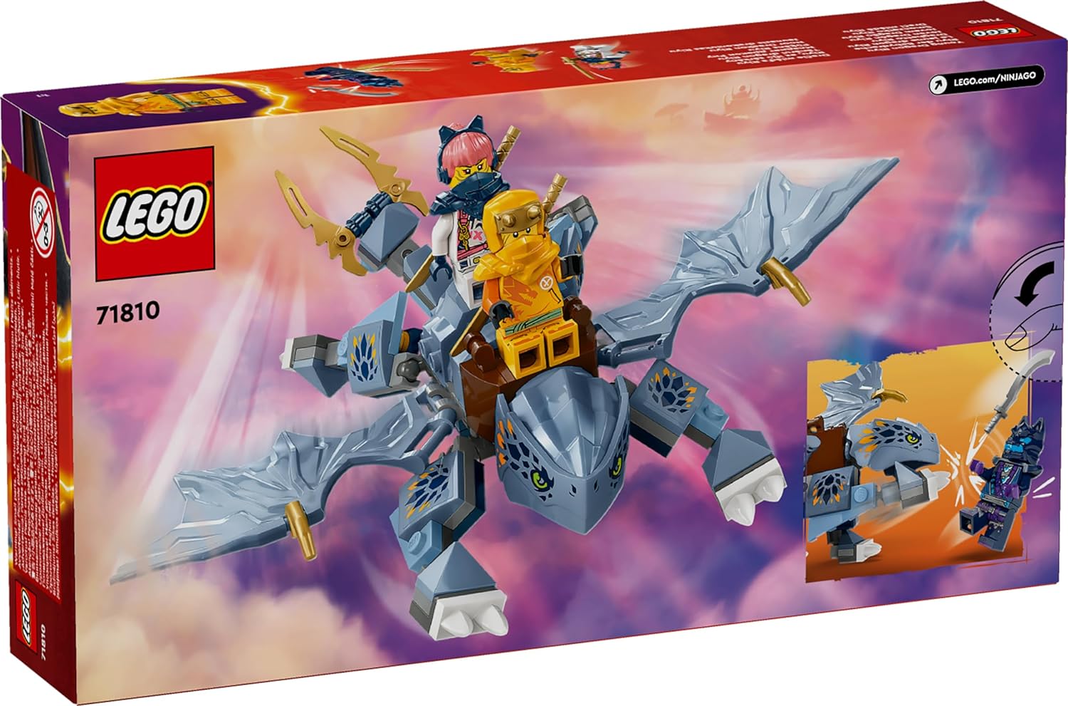 LEGO NINJAGO Young Dragon Riyu Set Building Kit for Ages 6+