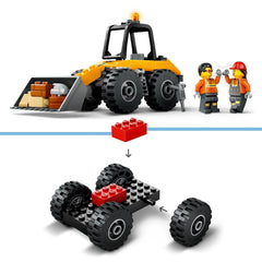 LEGO City Yellow Construction Wheel Loader Vehicle Building Kit For Ages 4+