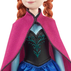 Disney Frozen 2023 Anna Posable Fashion Doll with Signature Clothing and Accessories Inspired Frozen Movie for Ages 3+ (HLW49)