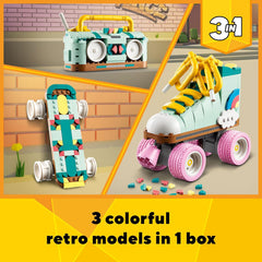 LEGO Creator Retro Roller Skate 3in1 Building Kit For Ages 8+